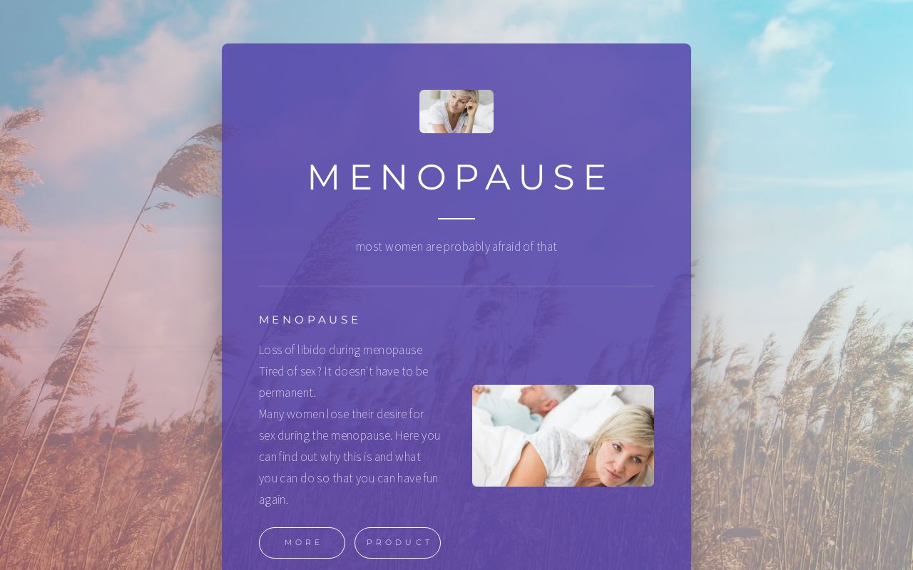 Carrd profile picture for @menopause